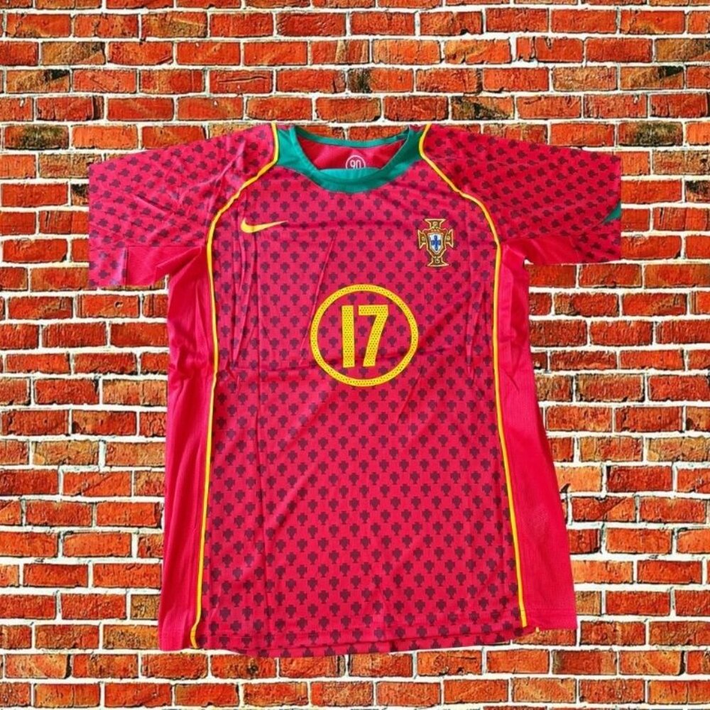 RONALDO PORTUGAL 2004 EURO HOME JERSEY